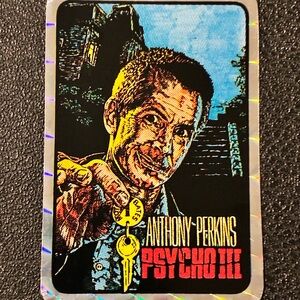 Anthony Perkins Psycho III Holographic Collectible Sticker